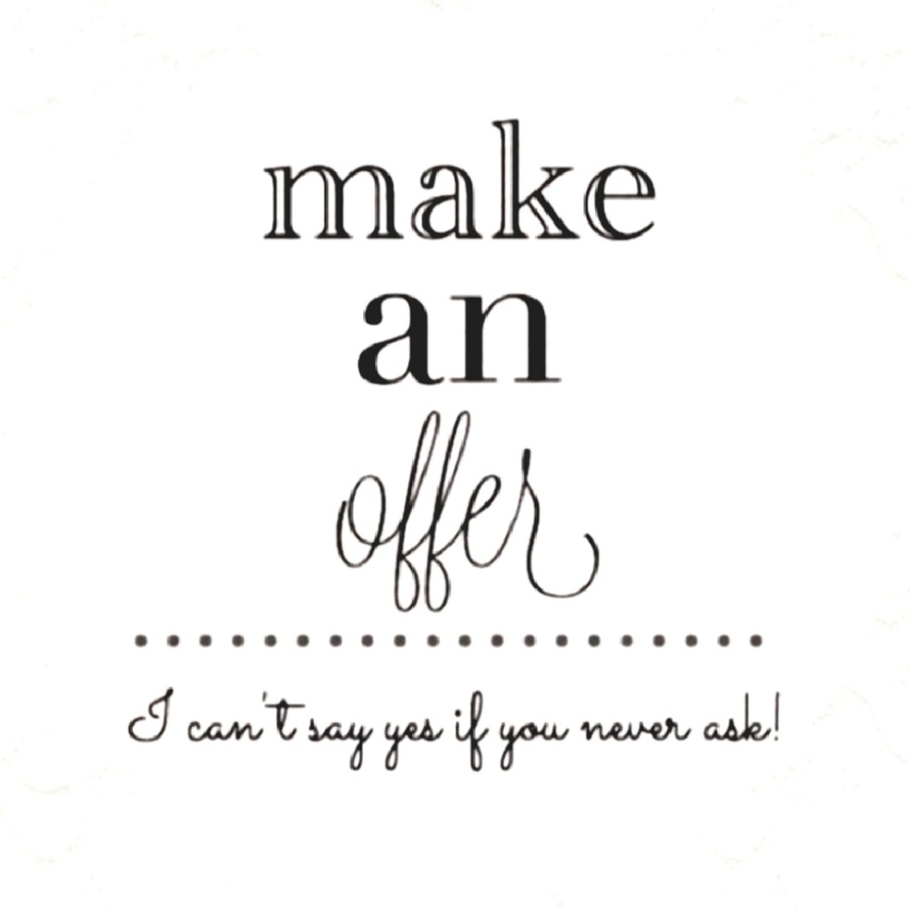 Make an offer! 💛